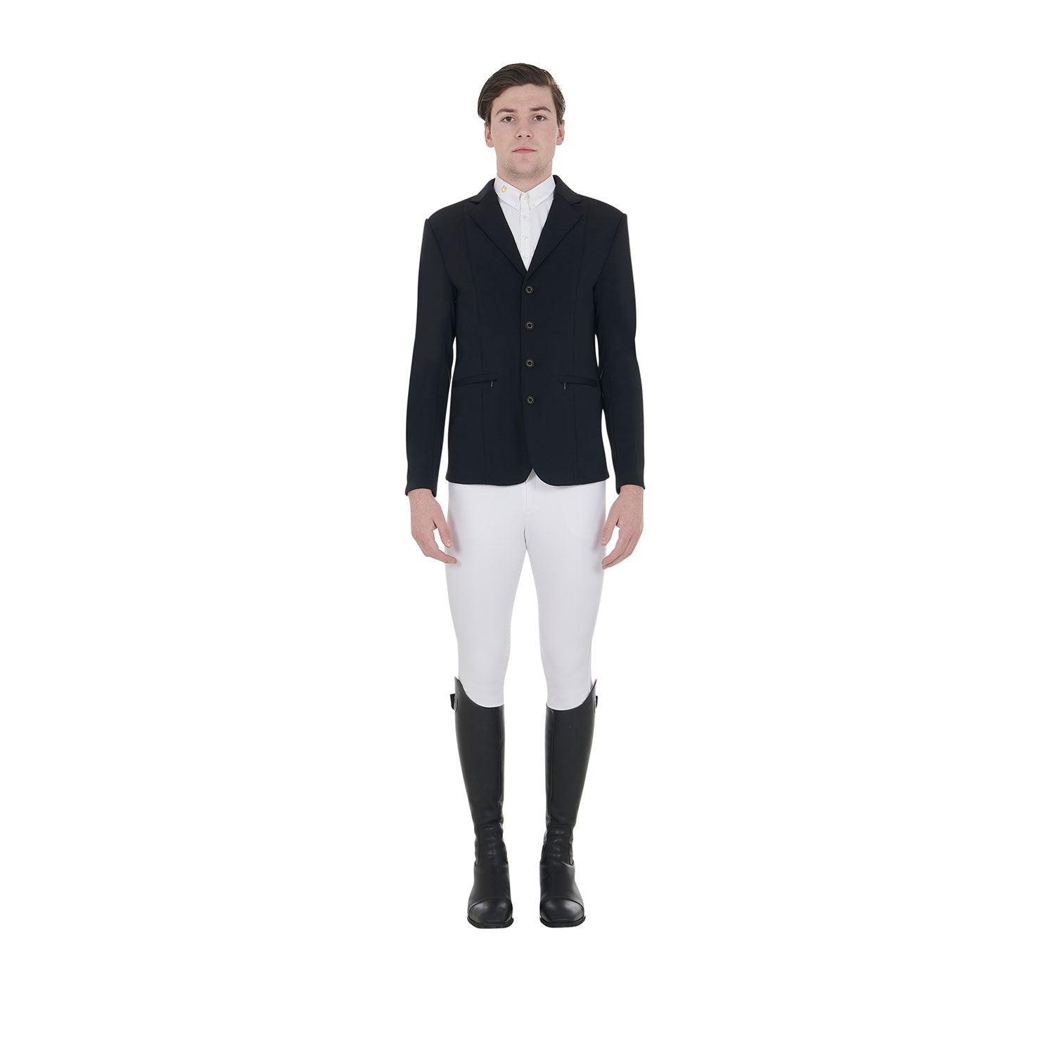 Equestro men's competition jacket with contrasting logo - HorseworldEU