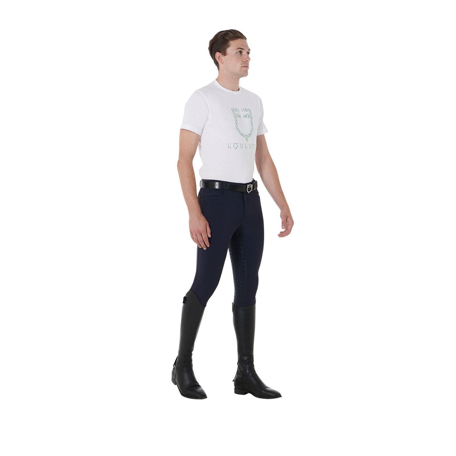 Equestro men's full grip breeches in technical fabric - HorseworldEU
