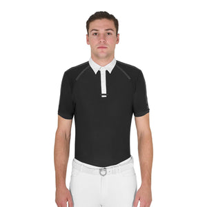 Equestro men's slim fit short sleeve competition jacket - HorseworldEU