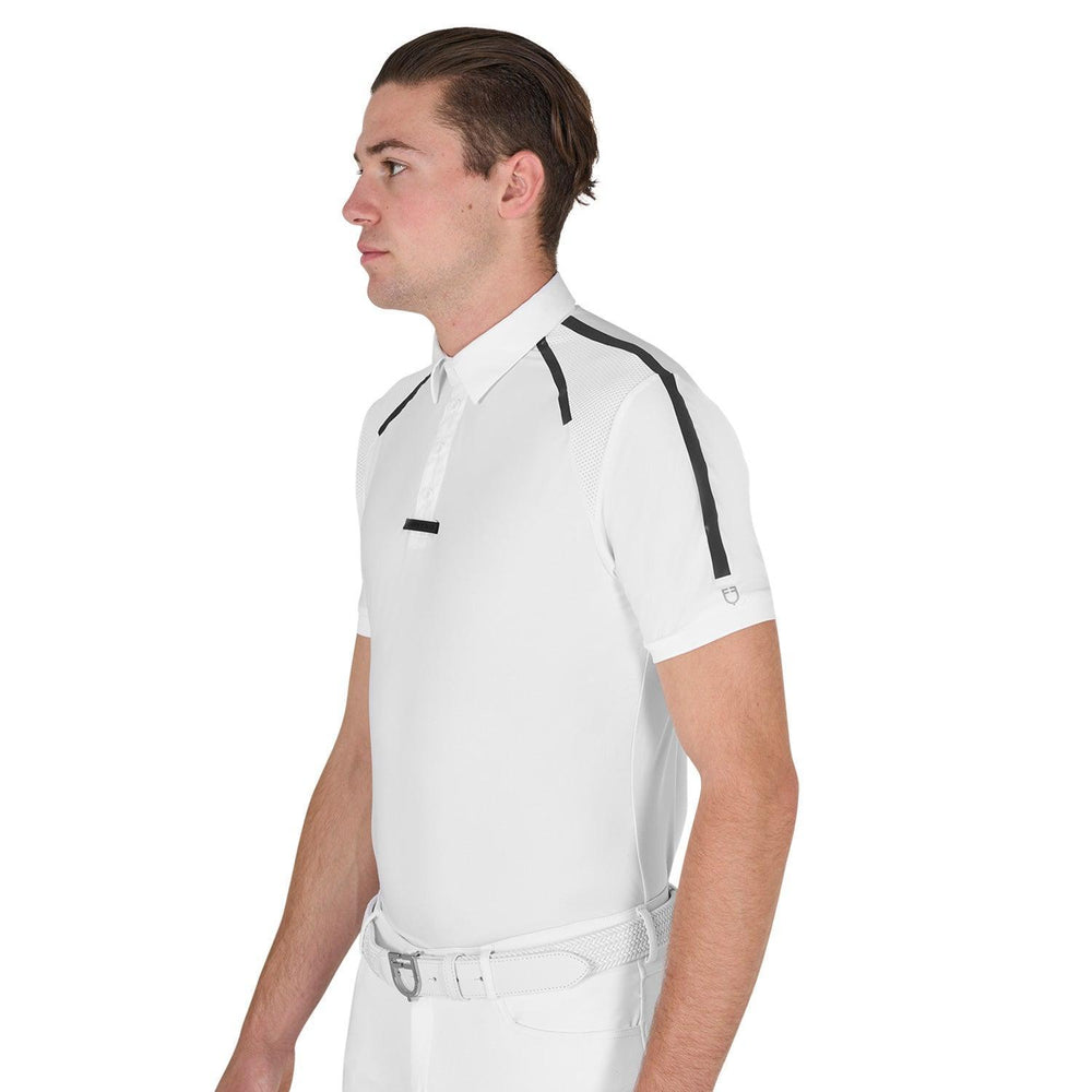 Equestro men's slim fit short sleeve competition jacket - HorseworldEU