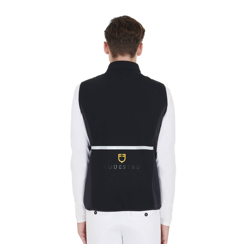 Equestro men's slim fit vest in technical fabric - HorseworldEU