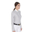 Equestro women's long sleeved polo shirt in technical fleece fabric - HorseworldEU