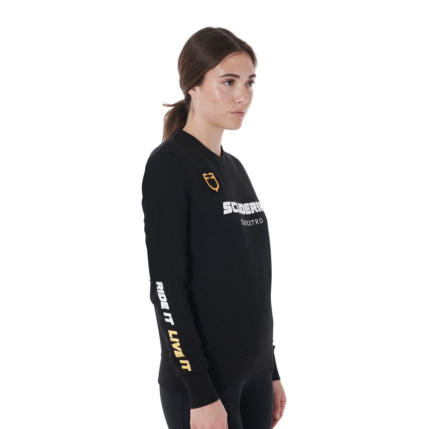 Equestro women's scuderia crewneck sweatshirt - HorseworldEU
