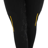 Equestro women's slim fit leggings micro mesh inserts - HorseworldEU