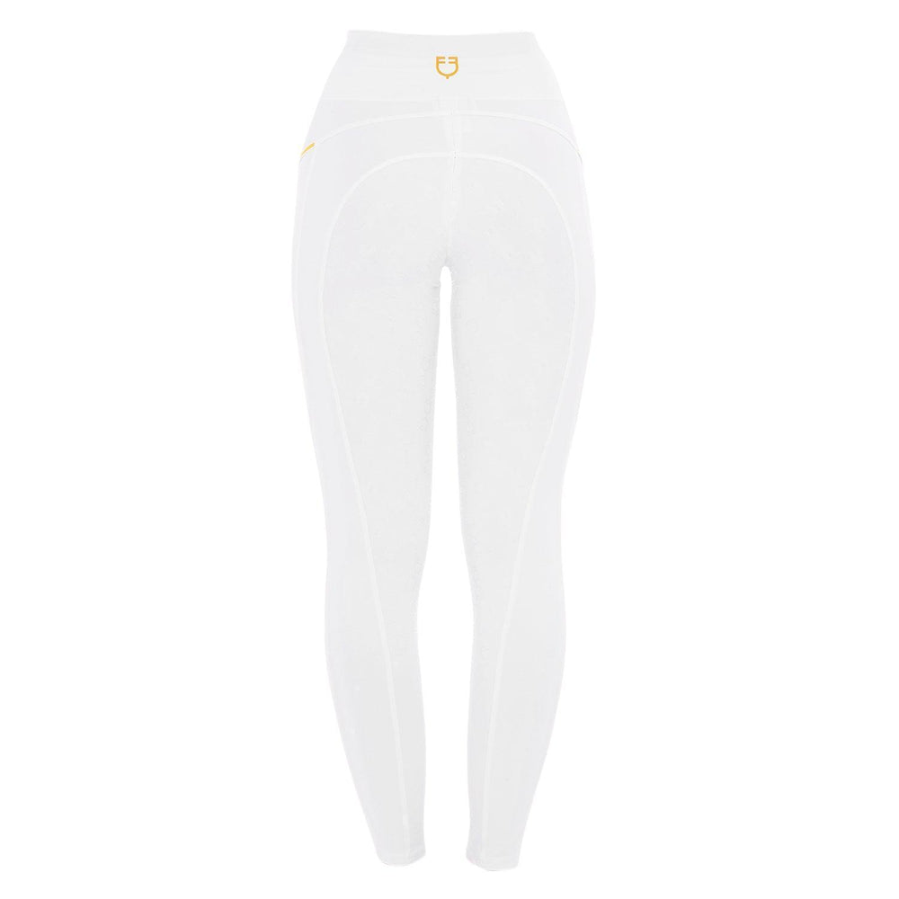 Equestro women's slim fit leggings micro mesh inserts - HorseworldEU