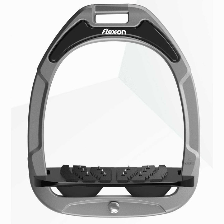 Flex-on green composite stirrup light grey frame Flex-on