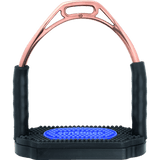 Herm. Sprenger Bow balance stirrups, stainless steel, bronze, 12 cm - HorseworldEU