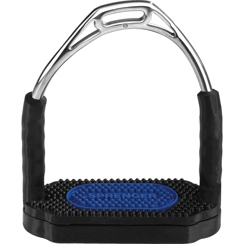 Herm. Sprenger Bow balance stirrups, stainless steel - HorseworldEU