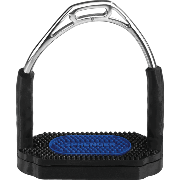 Herm. Sprenger Bow balance stirrups, stainless steel - HorseworldEU