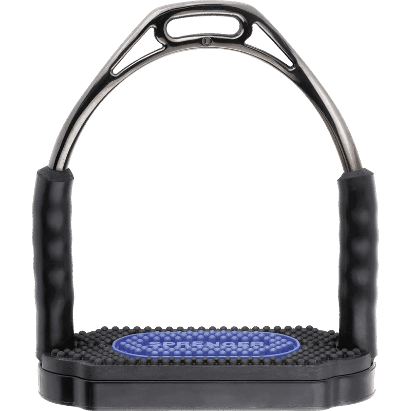 Herm. Sprenger Bow balance stirrups, stainless steel - HorseworldEU