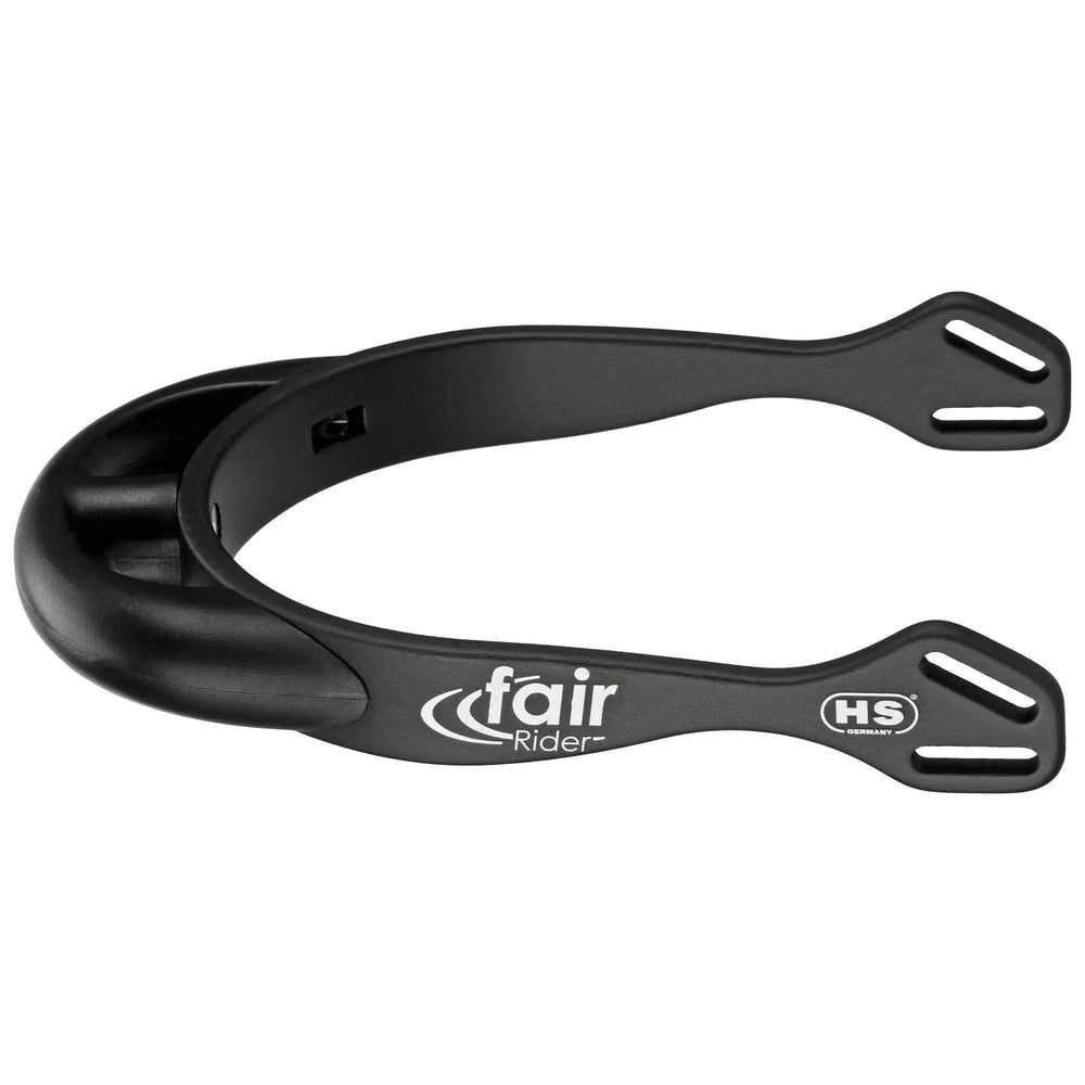 Herm. Sprenger fairRider spurs - aluminium, neck 20mm black thick rounded 47611 Herm. Sprenger