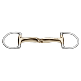 Herm. Sprenger novocontact eggbut bit with D-shaped rings 14 mm single jointed sensogan 40343 - HorseworldEU