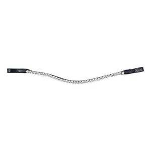 HFI straight browband with strass - HorseworldEU