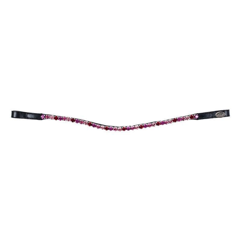 HFI straight browband with strass - HorseworldEU