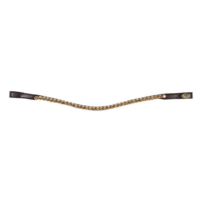HFI straight browband with strass - HorseworldEU