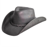 American hat makers Hollywood |  Leather Cowboy Hat