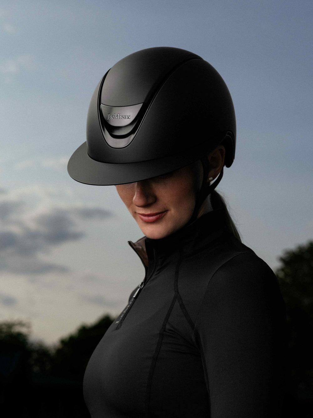 Casque de compétition LeMieux Verv® Competition Mat Noir