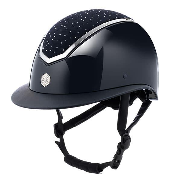 EQX by Charles Owen Kylo crystal wide peak helmet