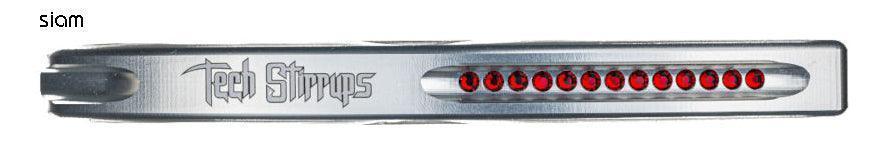 Tech stirrups Venice dressage sloped stirrups crystal decoration