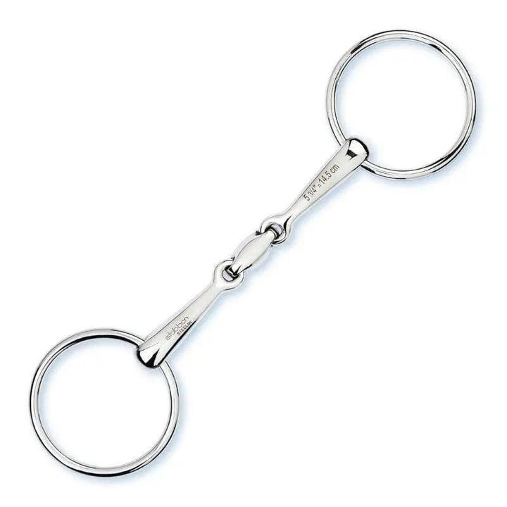 Stübben easy control loose ring snaffle, double broken Stübben