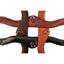 Stübben leather girth contour with elastic ends - HorseworldEU