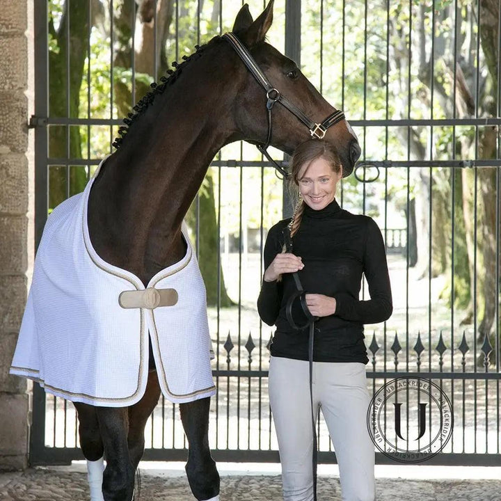 U-black competition horse rug cotton U black